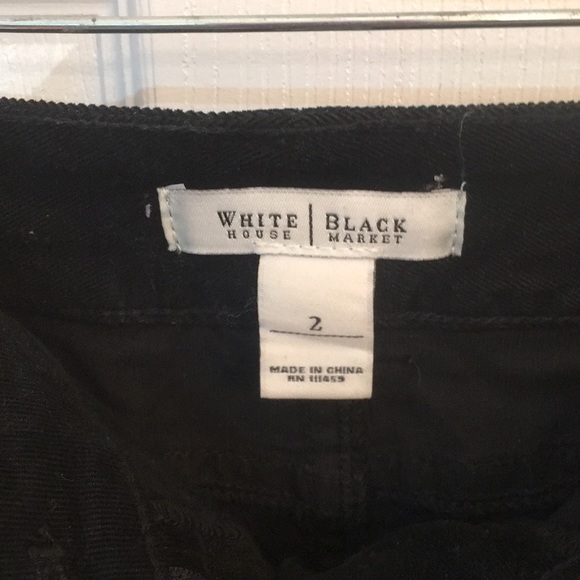 Black Corduroy Skirt - Picture 2 of 5